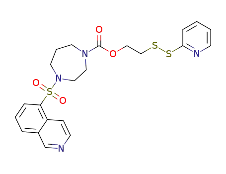 2-(pyridin-2-yldisulfanyl)ethyl 4-(isoquinolin-5-ylsulfonyl)-1,4-diazepane-1-carboxylate