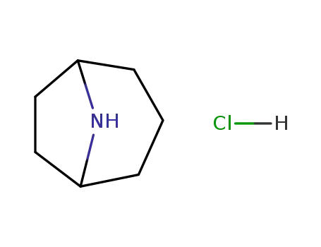 Molecular Structure of 6760-99-2 (8-Azabicyclo[3.2.1]octane hydrochloride)