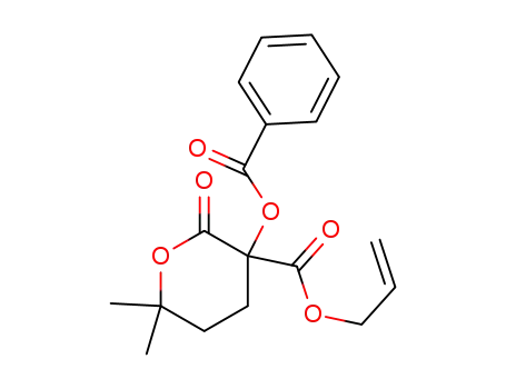 allyl 3-(benzoyloxy)-6,6-dimethyl-2-oxotetrahydro-2H-pyran-3-carboxylate