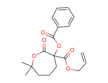 allyl 3-(benzoyloxy)-7,7-dimethyl-2-oxooxepane-3-carboxylate