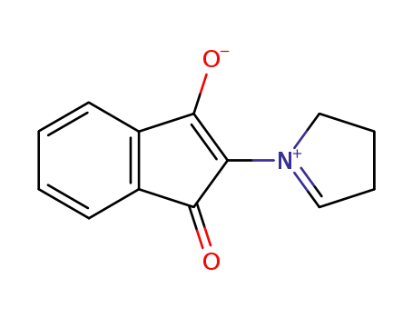 1-oxo-2-(1-pyrrolin-1-ylium)-1H-indene-3-olat