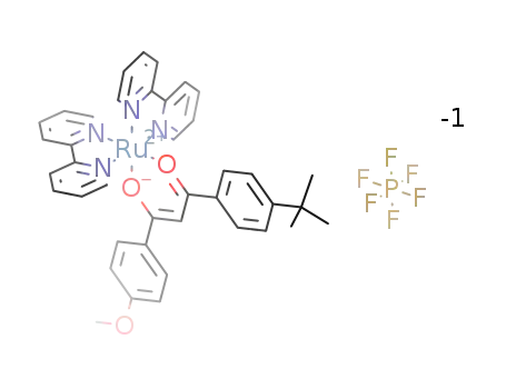 [Ru(2,2′-bipyridyl)2((1-(4-tert-butylphenyl)-3-(4-methoxyphenyl)propane-1,3-dione)(1-))]PF6