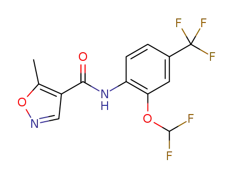 N-(2-(difluoromethoxy)-4-(trifluoromethyl)phenyl)-5-methylisoxazole-4-carboxamide