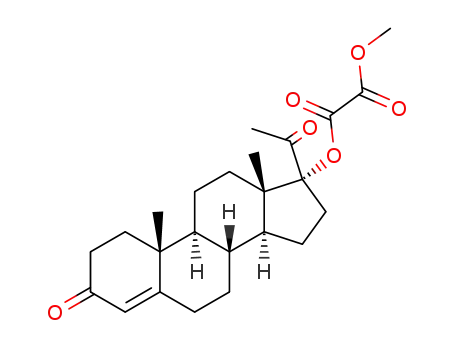 (8R,9S,10R,13S,14S,17R)-17-acetyl-10,13-dimethyl-3-oxo-2,3,6,7,8,9,10,11,12,13,14,15,16,17-tetradecahydro-1Hcyclopenta[a]phenanthren-17-yl methyl oxalate