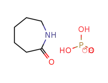 Molecular Structure of 19411-98-4 (2H-Azepin-2-one, hexahydro-, phosphate (1:1))