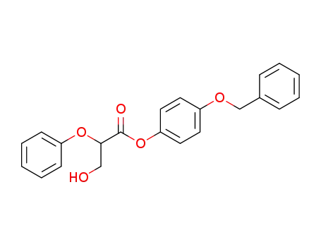 4-(benzyloxy)phenyl 3-hydroxy-2-phenoxypropanoate