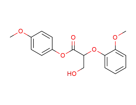 4-methoxyphenyl 3-hydroxy-2-(2-methoxyphenoxy)propanoate