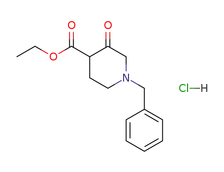 Ethyl N-benzyl-3-oxo-4-piperidinecarboxylate hydrochloride