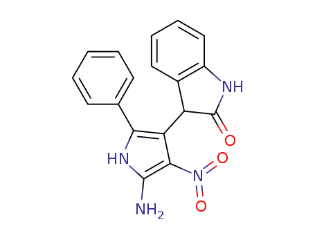 3-(5-amino-4-nitro-2-phenyl-1H-pyrrol-3-yl)indolin-2-one