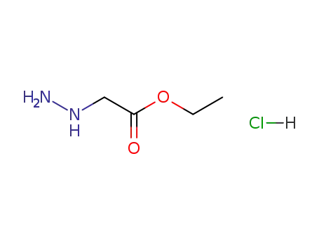 Molecular Structure of 6945-92-2 (Ethyl hydrazinoacetate hydrochloride)