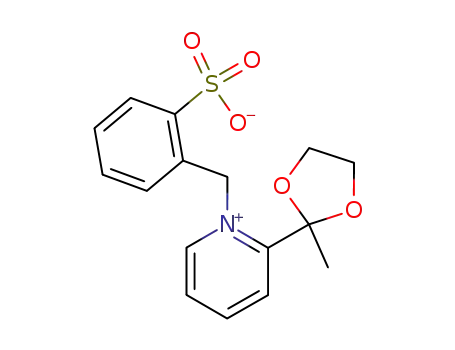 Pyridinium,2-(2-methyl-1,3-dioxolan-2-yl)-1-[(2-sulfophenyl)methyl]-, inner salt