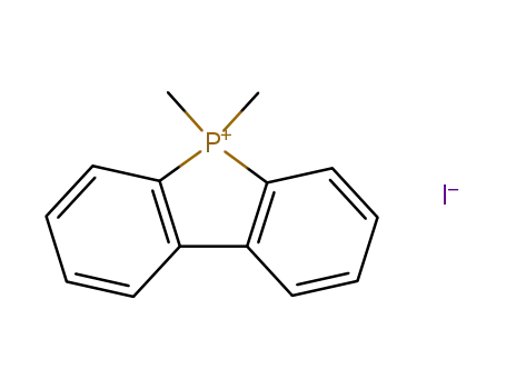 Molecular Structure of 5274-22-6 (5H-Benzo[b]phosphindolium, 5,5-dimethyl-, iodide)