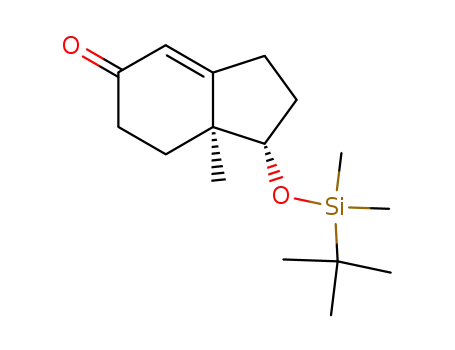 (1S,7aS)-1-((tert-butyldimethylsilyl)oxy)-7a-methyl-1,2,3,6,7,7a-hexahydro-5H-inden-5-one
