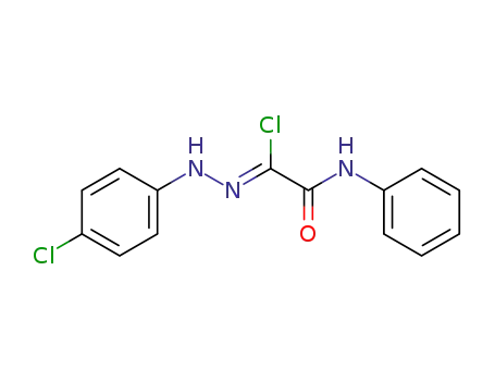 Molecular Structure of 33101-97-2 (2-CHLORO-2-[2-(4-CHLOROPHENYL)HYDRAZONO]-N-PHENYLACETAMIDE)