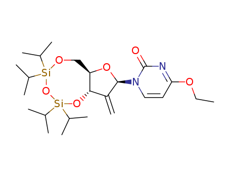 Uridine, 2'-deoxy-4-O-ethyl-2'-methylene-3',5'-O-[1,1,3,3-tetrakis(1-methylethyl)- 1,3-disiloxanediyl]-