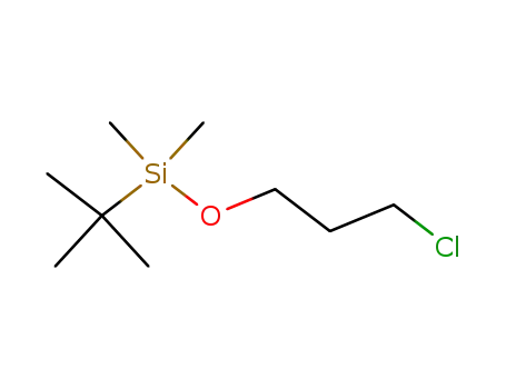Molecular Structure of 89031-82-3 (1-(t-butyldimethylsiloxy)-3-chloropropane)