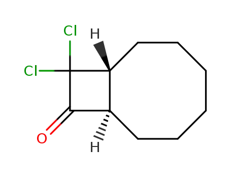 9,9-Dichloro-10-oxo-trans-bicyclo<6.2.0>decane