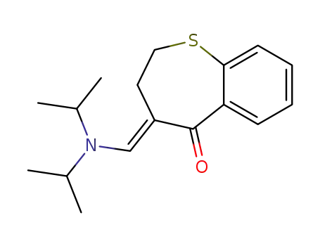 4-[1-Diisopropylamino-meth-(E)-ylidene]-3,4-dihydro-2H-benzo[b]thiepin-5-one