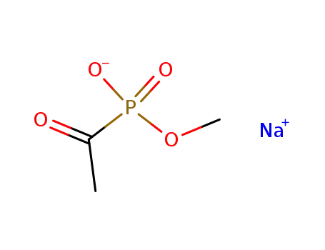 Phosphonic acid, acetyl-, monomethyl ester, monosodium salt