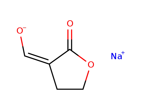 sodium salt of (Z)-3-(hydroxymethylene)dihydro-2(3H)-furanone