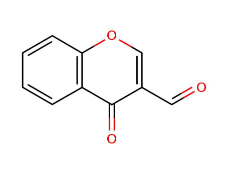 Molecular Structure of 17422-74-1 (CHROMONE-3-CARBOXALDEHYDE)