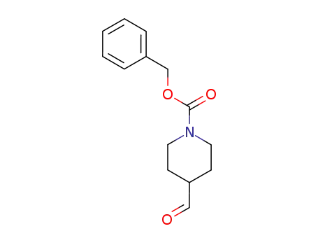 Molecular Structure of 138163-08-3 (4-FORMYL-N-CBZ-PIPERIDINE)
