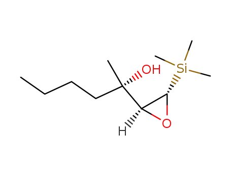 (S)-2-((2S,3S)-3-Trimethylsilanyl-oxiranyl)-hexan-2-ol