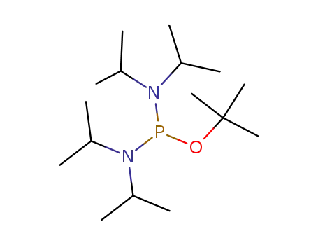 Molecular Structure of 137348-88-0 (TERT-BUTYL TETRAISOPROPYLPHOSPHORODIAMIDITE)