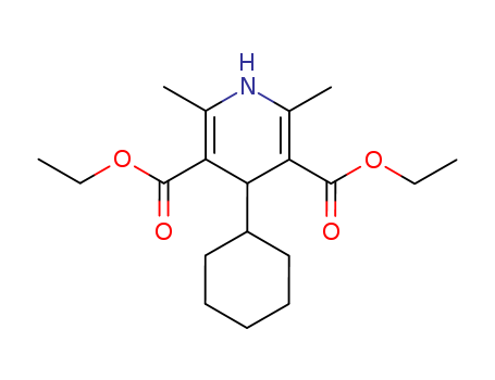 3,5-Pyridinedicarboxylic acid, 4-cyclohexyl-1,4-dihydro-2,6-dimethyl-, diethyl ester