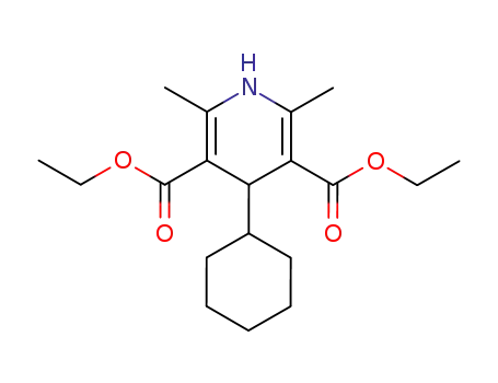 4-cyclohexyl-2,6-dimethyl-1,4-dihydropyridine-3,5-dicarboxylic acid diethyl ester