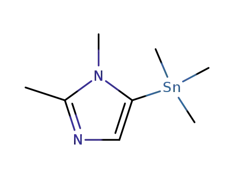 1,2-dimethyl-5-trimethylstannylimidazole