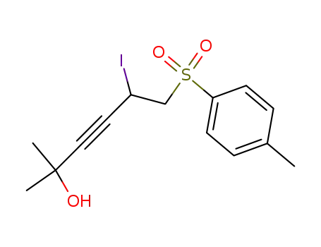 5-Iodo-2-methyl-6-(toluene-4-sulfonyl)-hex-3-yn-2-ol