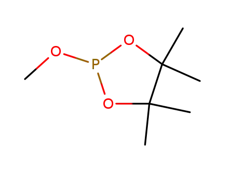Molecular Structure of 14812-60-3 (2-METHOXY-4,4,5,5-TETRAMETHYL-[1,3,2]-DIOXAPHOSPHOLANE)