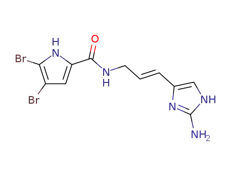 1H-Pyrrole-2-carboxamide,N-[(2E)-3-(2-amino-1H-imidazol-4-yl)-2-propenyl]-4,5-dibromo-