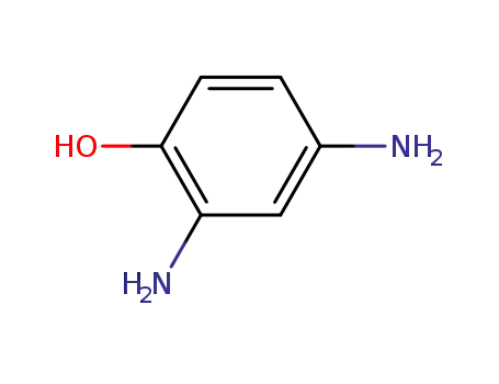 Molecular Structure of 95-86-3 (2,4-diaminophenol)