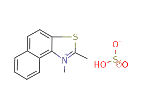 2,3-dimethylnaphtho<1,2-d>thiazolium bisulfate