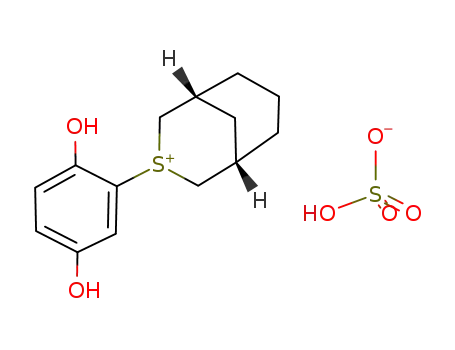 (1R,5S)-3-(2,5-Dihydroxy-phenyl)-3-thionia-bicyclo[3.3.1]nonane; hydrogen sulfate