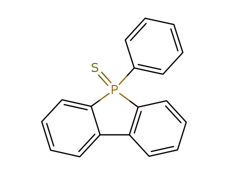 Molecular Structure of 33771-54-9 (5H-Benzo[b]phosphindole, 5-phenyl-, 5-sulfide)