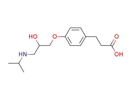 4-(2-HYDROXY-3-((1-METHYLETHYL)AMINO)PROPOXY)PHENYLPROPANOIC ACID