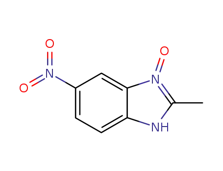 Molecular Structure of 4615-69-4 (1H-Benzimidazole,2-methyl-5-nitro-,3-oxide(9CI))