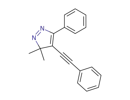3,3-dimethyl-5-phenyl-4-(phenylethynyl)-3H-pyrazole