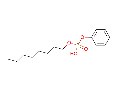 Molecular Structure of 10581-14-3 (octyl phenyl hydrogen phosphate)