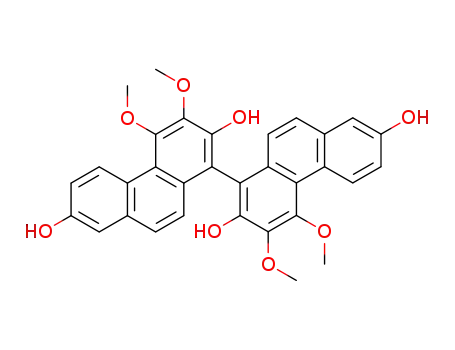 2,2',7,7'-tetrahydroxy-3,3',4,4'-tetramethoxy-1,1'-biphenanthryl