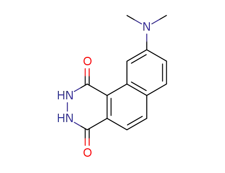 Molecular Structure of 2890-11-1 (7-dimethylaminonaphthalene-1,2-dicarbonic acid hydrazide)