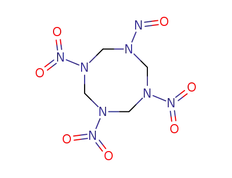 Molecular Structure of 5755-28-2 (1,3,5,7-Tetrazocine, octahydro-1,3,5-trinitro-7-nitroso-)