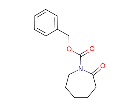 Molecular Structure of 23511-69-5 (1H-Azepine-1-carboxylic acid, hexahydro-2-oxo-, phenylmethyl ester)