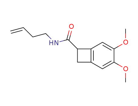 N-(3-butenyl)-4,5-dimethoxybenzocyclobutene 1-carboxamide