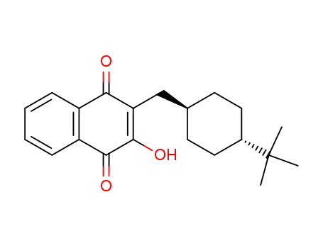 2-(trans-4-tert-butylcyclohexyl)methyl-3-hydroxynaphtho-1,4-quinone