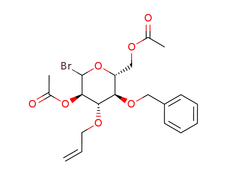 2,6-di-O-acetyl-3-O-allyl-4-O-benzyl-D-glucopyranosyl bromide