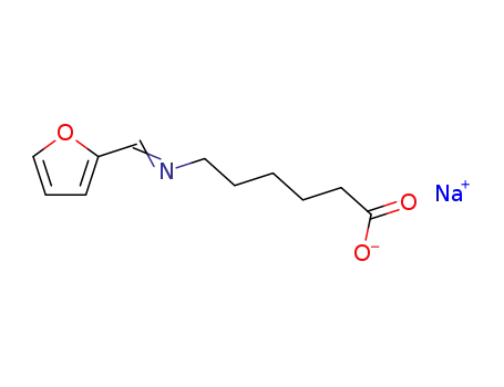 Sodium; 6-{[1-furan-2-yl-meth-(E)-ylidene]-amino}-hexanoate